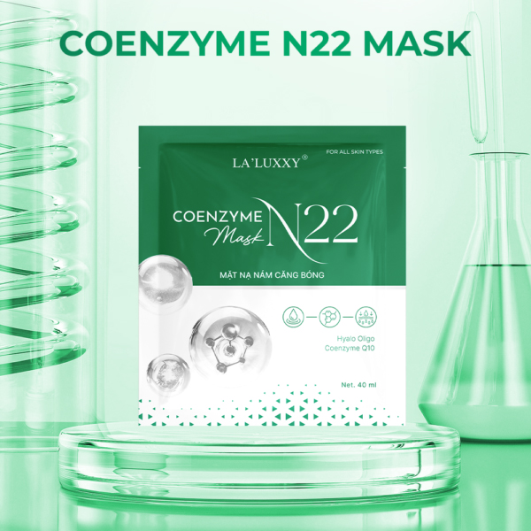 Mặt Nạ Nám Căng Bóng Coenzyme N22 Mask Laluxxy