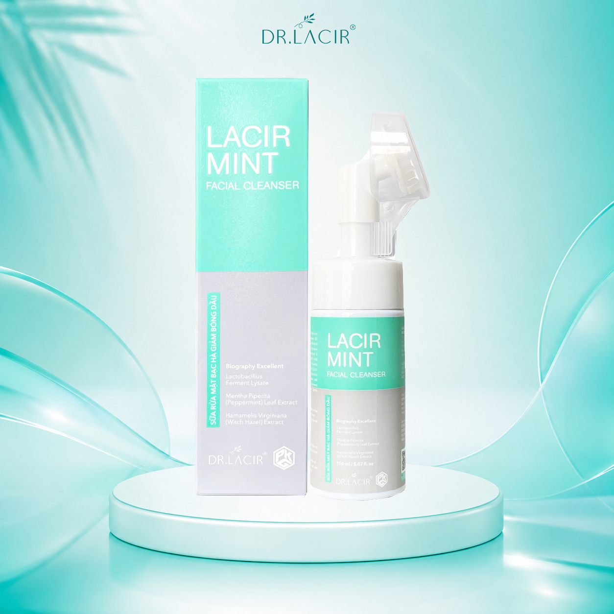 Sữa Rửa Mặt Kiềm Dầu Lacir Mint Facial Cleanser